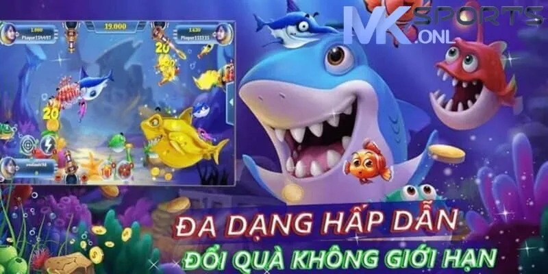 Bắn Cá MKSPORT - Thiên Đường Giải Trí Trực Tuyến Đặc Sắc 2 Điểm tên một số tựa game bắn cá MKSPORT được nhiều người yêu thích nhất